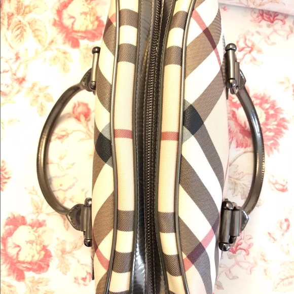 Burberry Nova Check Tote/Bowling Bag - Picture 5 of 8